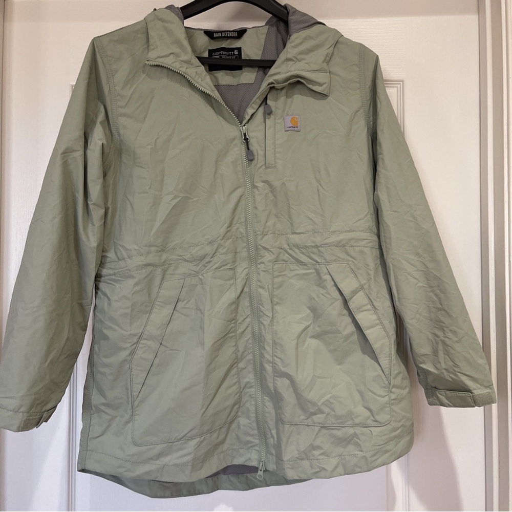 Carhartt Women's Light Green Hooded Jacket